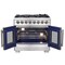 Forno Capriasca 36In. Freestanding French Door Dual Fuel Range FFSGS6387-36 - alternate 6